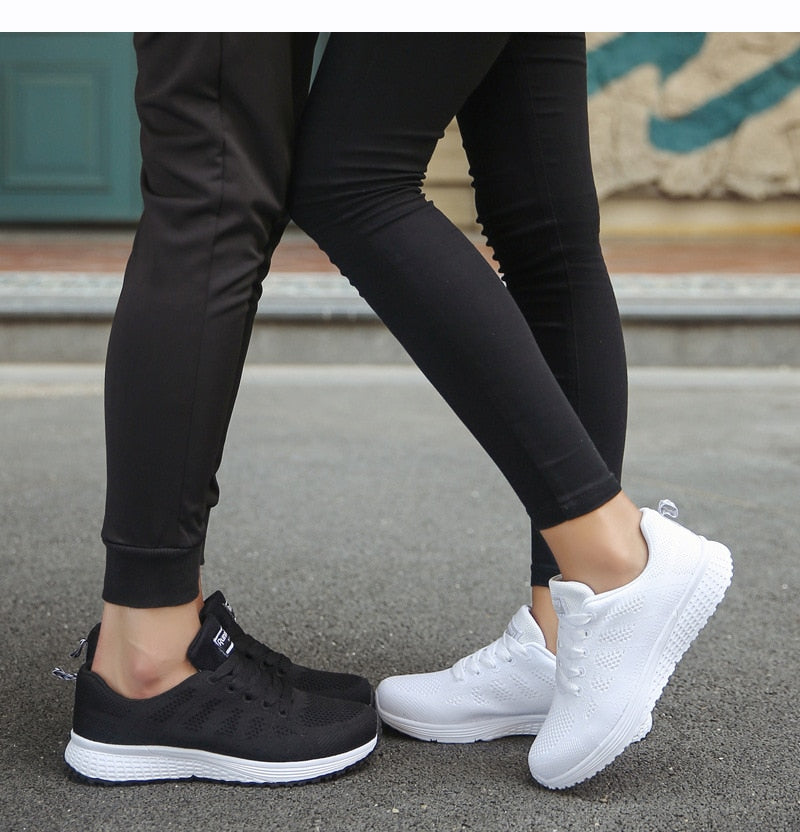Women Sneakers Casual Shoes Flats Air Mesh Breathable Trainers Ladies Shoes Female Sneakers Women Shoes Basket Tenis Feminino