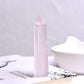 Hot Sale 1PC Natural Crystal Column Quartz Rock Mineral Specimen Crystal Point Quartz Rainbow Wand  Home Decor Reiki Healing Energy Stone