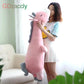 Unicorn Giant Soft toy  Stuffed Silver Horn Unicorn High Quality Sleeping Pillow Animal Bed Decor Cushion Throw Pillow