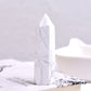 Hot Sale 1PC Natural Crystal Column Quartz Rock Mineral Specimen Crystal Point Quartz Rainbow Wand  Home Decor Reiki Healing Energy Stone