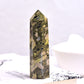 Hot Sale 1PC Natural Crystal Column Quartz Rock Mineral Specimen Crystal Point Quartz Rainbow Wand  Home Decor Reiki Healing Energy Stone
