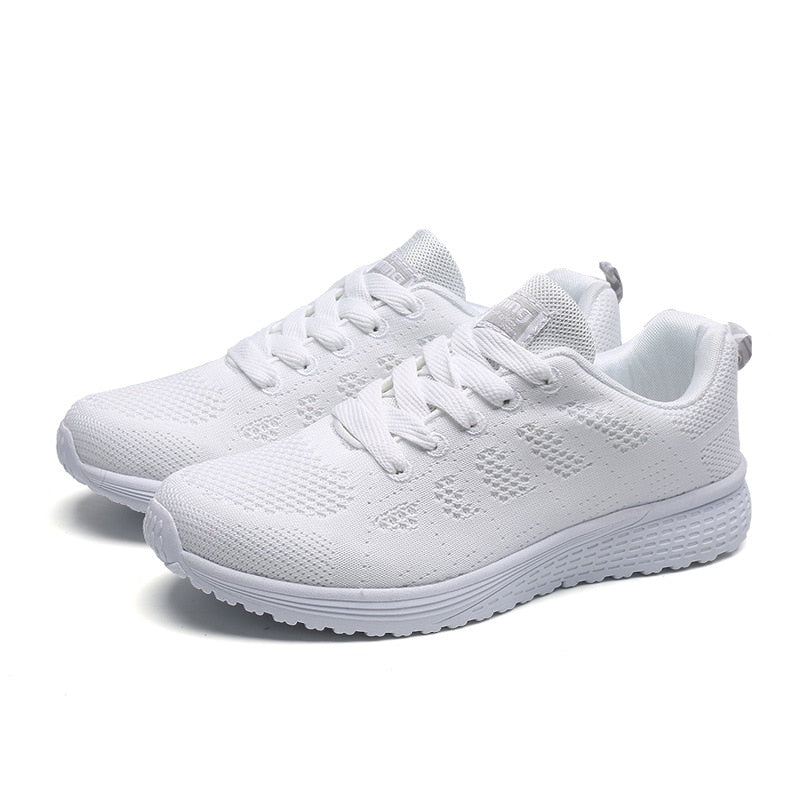 Women Sneakers Casual Shoes Flats Air Mesh Breathable Trainers Ladies Shoes Female Sneakers Women Shoes Basket Tenis Feminino