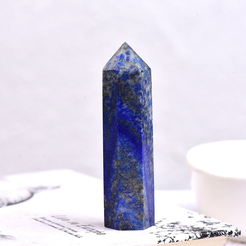 Hot Sale 1PC Natural Crystal Column Quartz Rock Mineral Specimen Crystal Point Quartz Rainbow Wand  Home Decor Reiki Healing Energy Stone