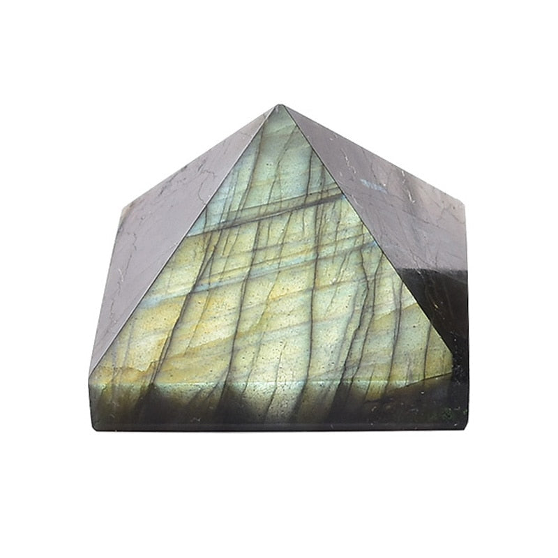 Hot Sale Natural Fluorite Crystal Pyramid Quartz Healing Stone Chakra Reiki Crystal Tiger Eye Point Home Decor Crafts Of Gem Stone 1PC