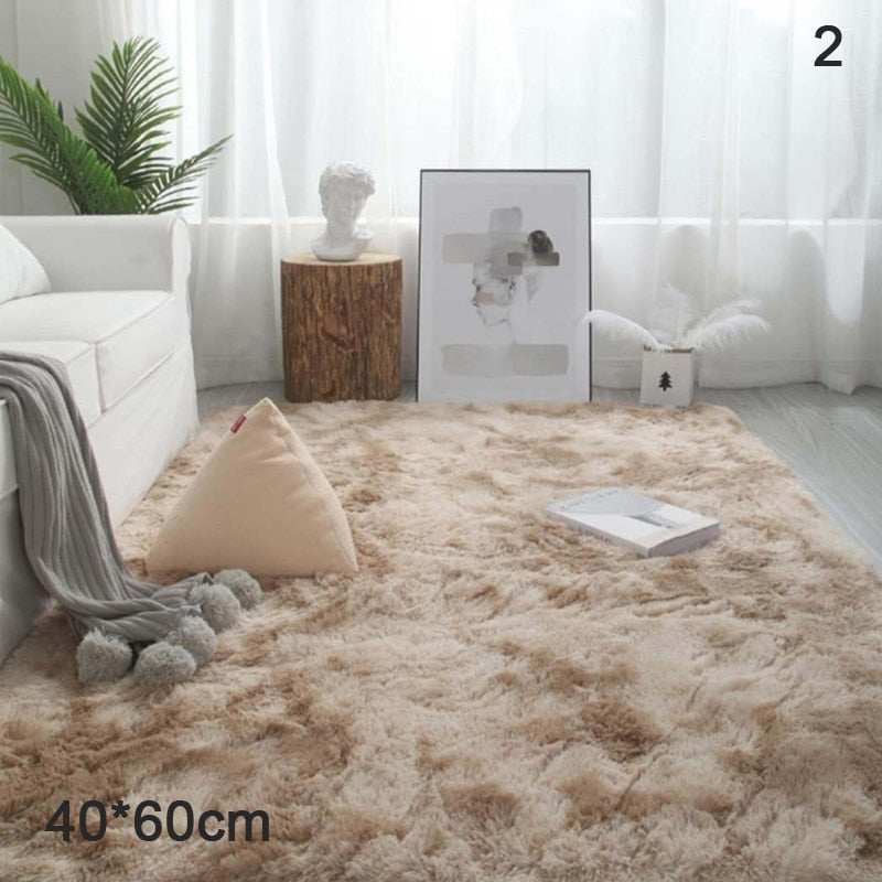 Thick Carpet for Living Room Plush Rug Kids Bed Room Fluffy Floor Carpets Window Bedside Soft Velvet Mat Modern Home Decor Rugs