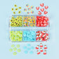 Valentines Day Mixed Love Heart Nail Glitter Red Flake Sequin Powder Decorative Accessories For Professional Nail Art Supplies