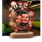 Valentine's Day Personalized 3D Lamp Custom Photo Night Light Heart LED Lamp Name Date On Anniversary Wedding Valentin Day Gift For Her or Him