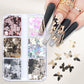 Valentines Day Mixed Love Heart Nail Glitter Red Flake Sequin Powder Decorative Accessories For Professional Nail Art Supplies