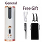 Hair Curler USB Rechargeable Portable Auto Curler LED Display Temperature