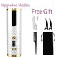Hair Curler USB Rechargeable Portable Auto Curler LED Display Temperature
