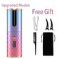 Hair Curler USB Rechargeable Portable Auto Curler LED Display Temperature