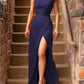 Evening Party Dresses for Women Vestidos Orange High Waist Long Skirt Sleeveless Solid Slanted Shoulder Y2k Womens Formal Dress