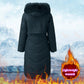 Fleece Jacket inside Pockets Women  Long Winter Coat Vest Long Sleeve Warm Down Hooded Winter Jackets for Women