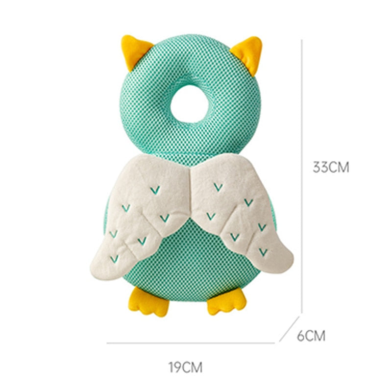 1-3T Toddler Baby Head Protector Safety Pad Cushion Back Prevent Injured Angel Bee Cartoon Security Pillows