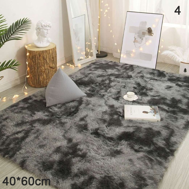 Thick Carpet for Living Room Plush Rug Kids Bed Room Fluffy Floor Carpets Window Bedside Soft Velvet Mat Modern Home Decor Rugs