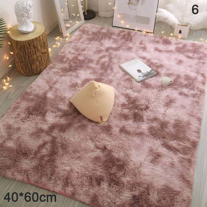 Thick Carpet for Living Room Plush Rug Kids Bed Room Fluffy Floor Carpets Window Bedside Soft Velvet Mat Modern Home Decor Rugs