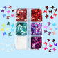 Valentines Day Mixed Love Heart Nail Glitter Red Flake Sequin Powder Decorative Accessories For Professional Nail Art Supplies