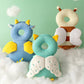1-3T Toddler Baby Head Protector Safety Pad Cushion Back Prevent Injured Angel Bee Cartoon Security Pillows
