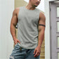 Men Tank Tops T Shirt Fitness Jogging Sportswear Sleeveless Singlets  Summer Oversized Quick Dry Gym Vest For Men Clothing