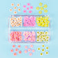 Valentines Day Mixed Love Heart Nail Glitter Red Flake Sequin Powder Decorative Accessories For Professional Nail Art Supplies