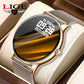 LIGE GPS Track 2025 Bluetooth Call Women Smart Watch Men Full Touch Fitness Track Waterproof Men Smartwatch Lady For Android IOS