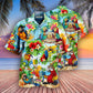 Summer Men&Shirts Cuban Collars Short Sleeves Fun Prints Open Animals Hawaiian Shirts Oversized Clothing Male Blouses