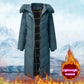 Fleece Jacket inside Pockets Women  Long Winter Coat Vest Long Sleeve Warm Down Hooded Winter Jackets for Women