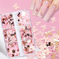 Valentines Day Mixed Love Heart Nail Glitter Red Flake Sequin Powder Decorative Accessories For Professional Nail Art Supplies