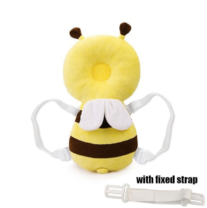 Head Back Protector Baby Protect Pillow Learn Walk Head Protector  Cushion Anti Fall Backward Cap Carry Cartoon Kids Safe Bibi