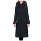 Fleece Jacket inside Pockets Women  Long Winter Coat Vest Long Sleeve Warm Down Hooded Winter Jackets for Women