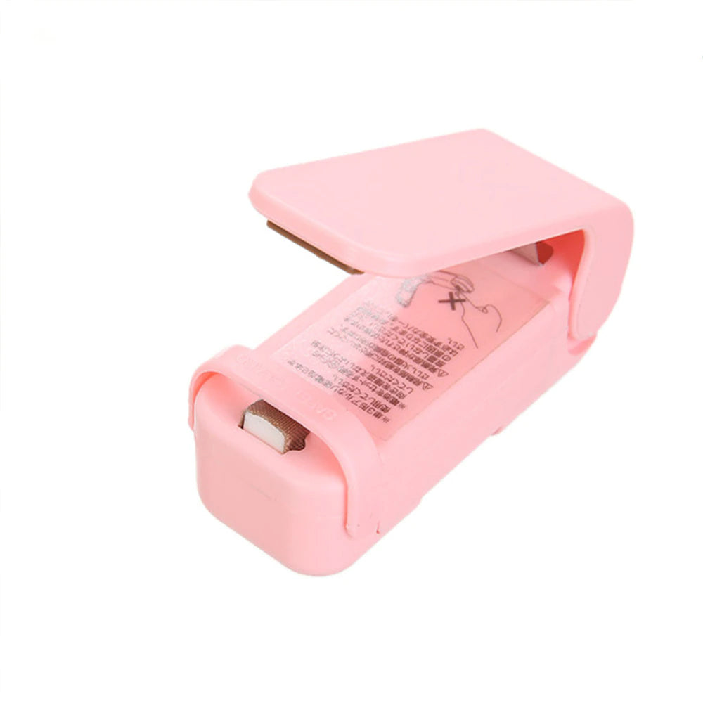 Mini Plastic Bag Sealer Machine Storage Bag Clip Sealing Storage Machine Portable Sealer Packing Seal Food Snack Kitchen Gadgets