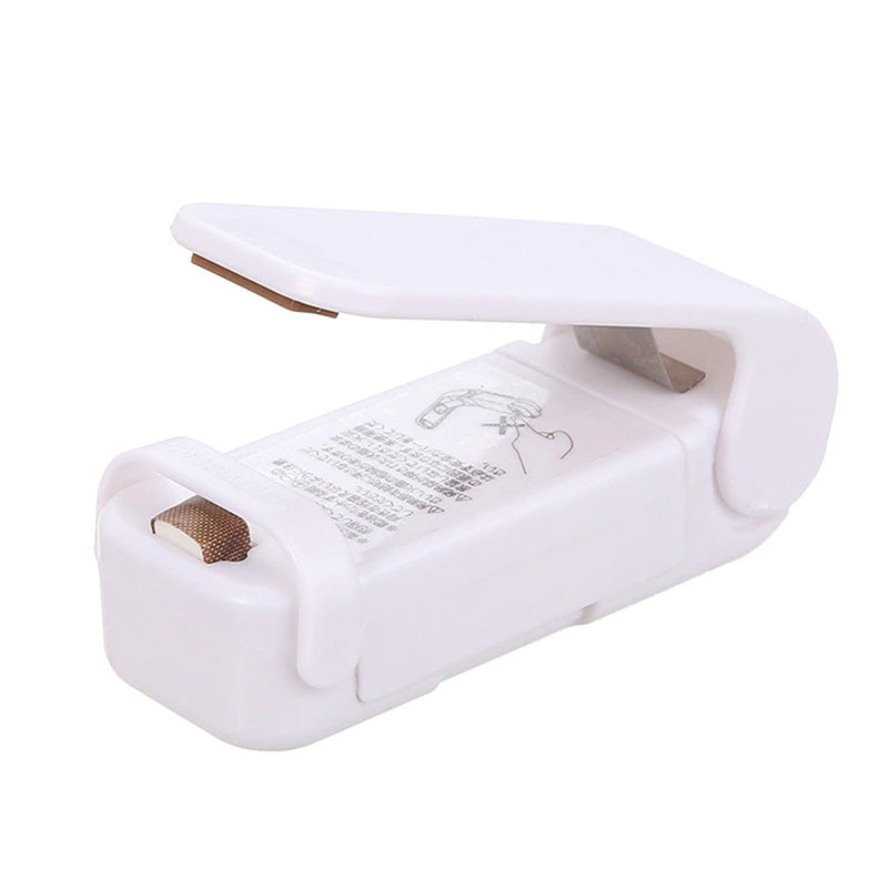 Mini Plastic Bag Sealer Machine Storage Bag Clip Sealing Storage Machine Portable Sealer Packing Seal Food Snack Kitchen Gadgets